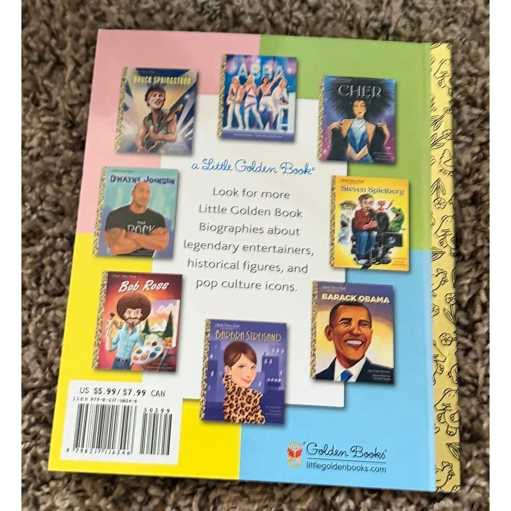 Little Golden Books-Biography- Jimmy Buffett  & Iris Apfel (NWT)